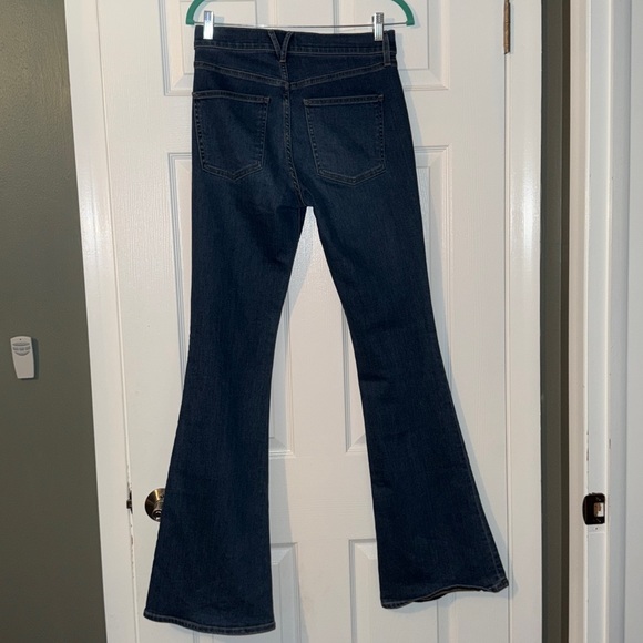 Veronica Beard Beverly Skinny Flare bright blue size 28 - Picture 4 of 7